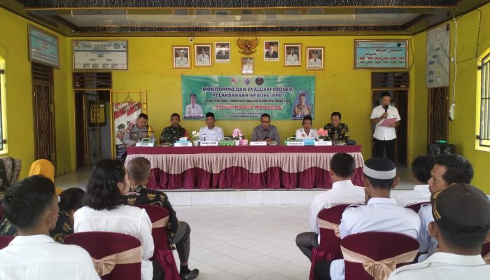 Pemerintah Kecamatan TBU Gelar Monev Di Tiyuh Karta Raharja