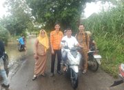 Banjir kepung warga Lampung Utara, Akses jalan Raya Abung Timur lumpuh