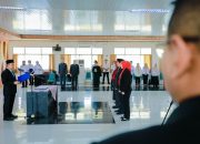 Marindo Kurniawan Ambil Sumpah Jabatan 4 Administrator di Lingkungan Pemprov Lampung