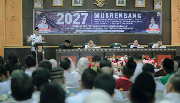 Gubernur Lampung Dorong Sinkronisasi Pembangunan pada Musrenbang Tubaba 2027