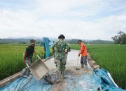TMMD ke-127 Kodim 0421/Lampung Selatan Bangun RTLH dan Infrastruktur Warga