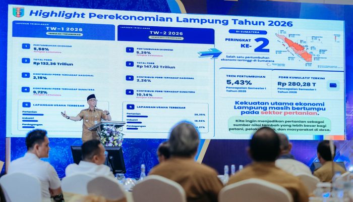Gubernur Mirza Dorong Hilirisasi Komoditas untuk Dongkrak Ekonomi Lampung