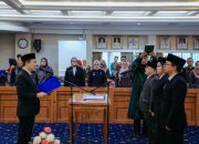 Sekdaprov Marindo Tekankan Pembangunan Manusia saat Pelantikan Pejabat